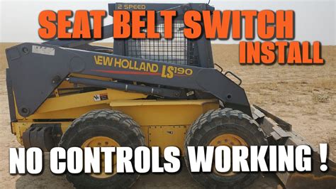 cat skid steer seat switch bypass|skid steer seat switch problems.